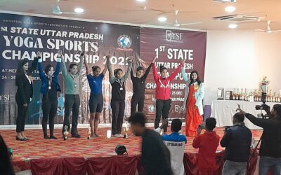 Shagun Soam representing Jeevan Yoga Studio Got 2nd Rank in State Yoga Sports Championship 2022